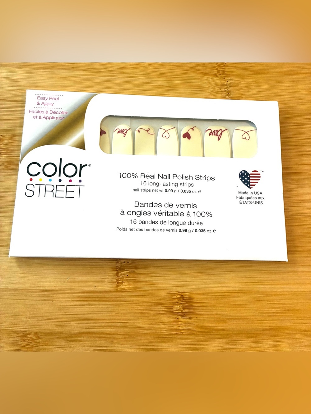Color Street Nail Polish Strips-Love Letter